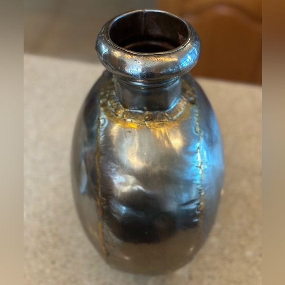 Antique Water Flask ,Water Bottle ,Brass Vase, Home Deco ,Collectible Vase - Picture 12 of 12